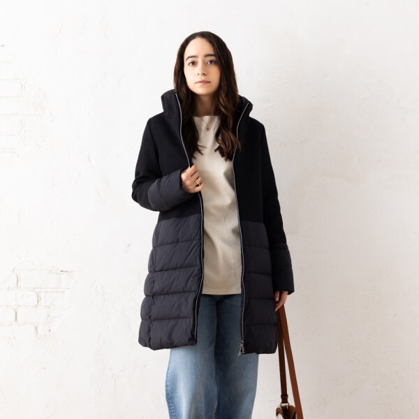 ヘルノ ダウンジャケット コート ブラック レディース HERNO PI001965D