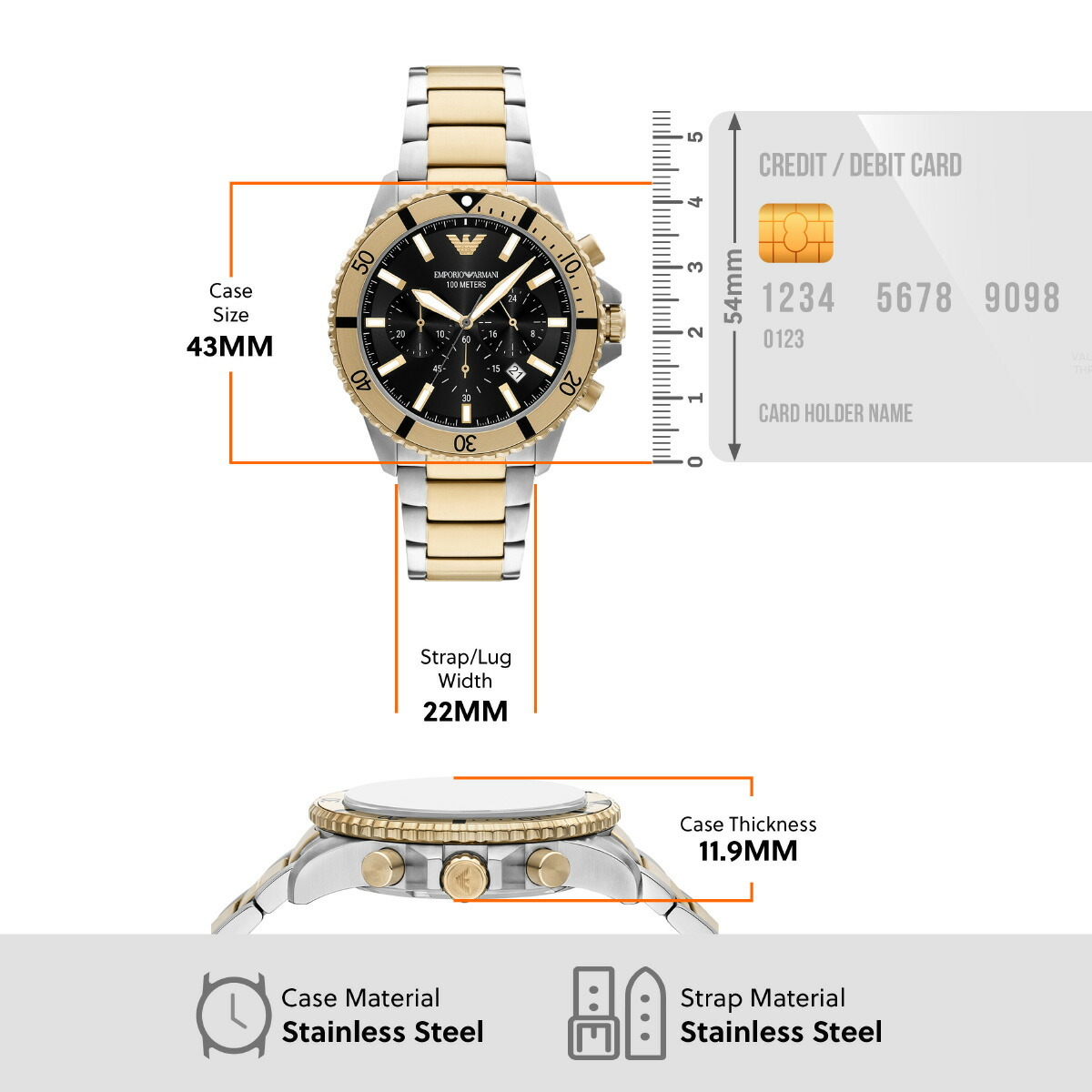 エンポリオアルマーニ EMPORIO ARMANI 腕時計 メンズ WORLD EXPLORER