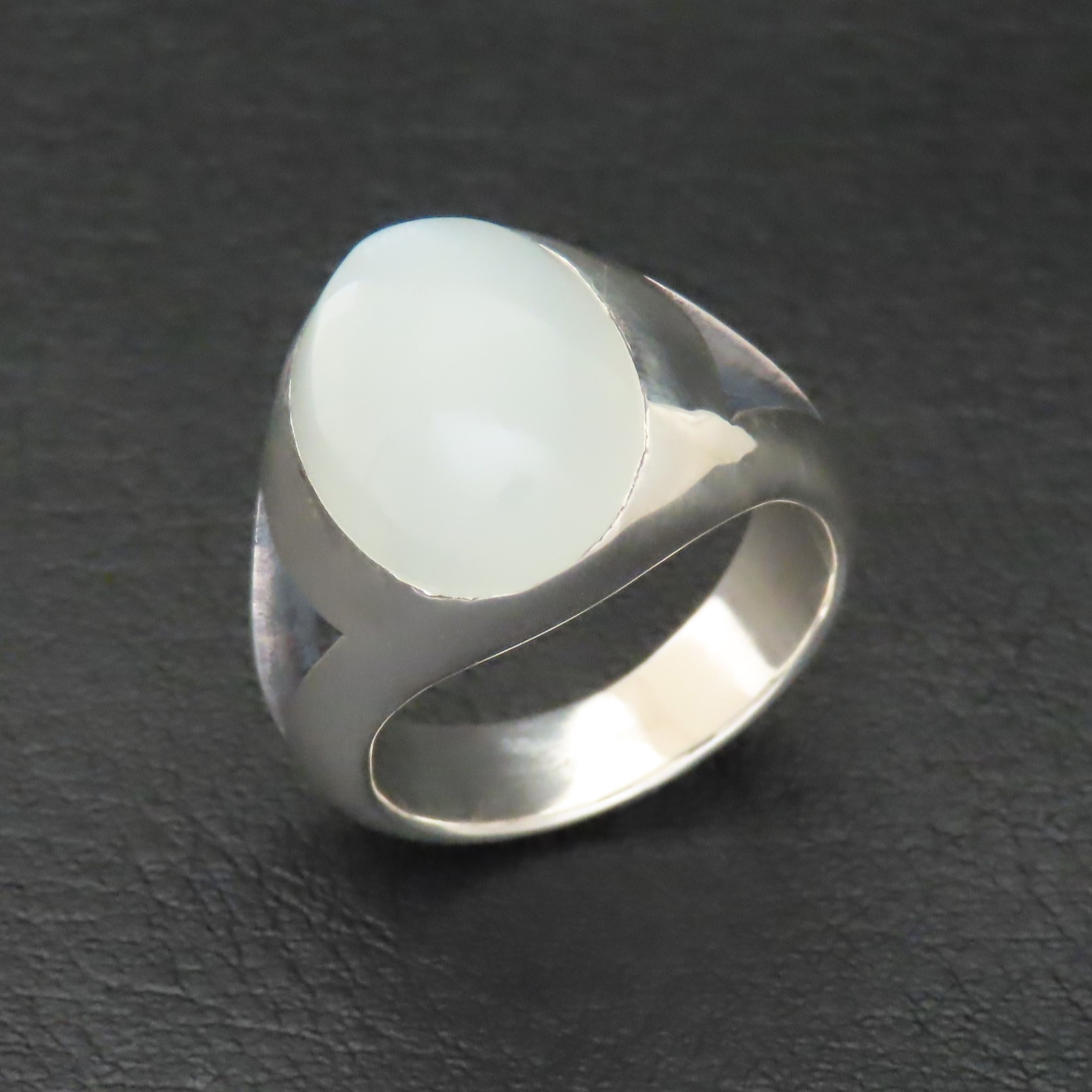 ブルームーンストーンリング シルバー925 指輪 【刻印無料】ブルー