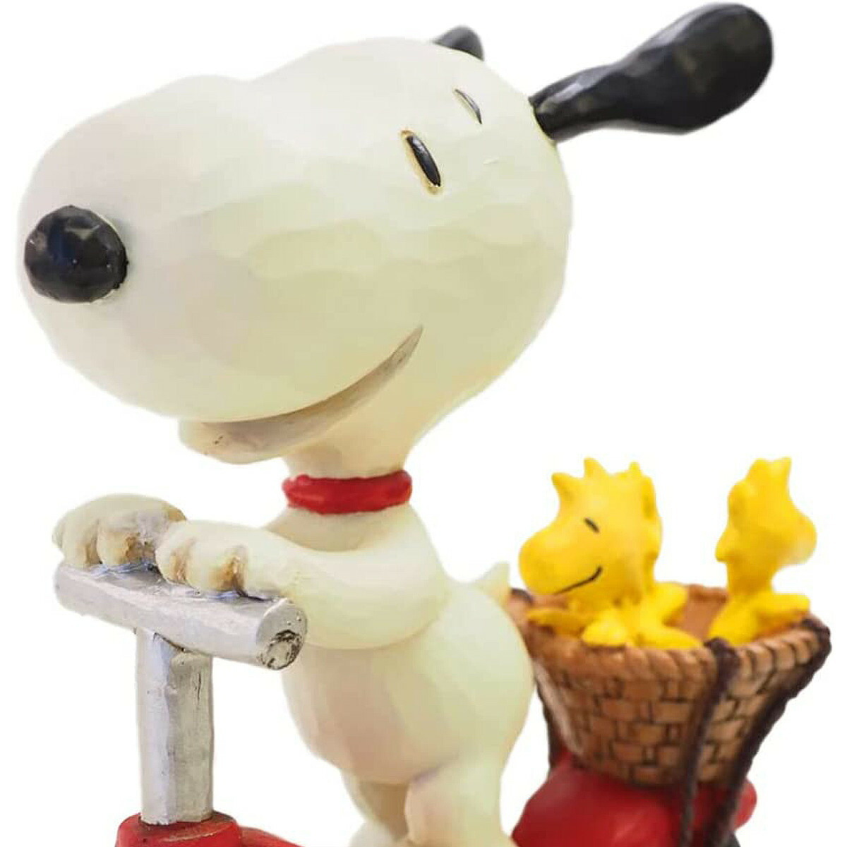 ジムショア Jim Shore スヌーピー＆ウッドストック スクーター 置物