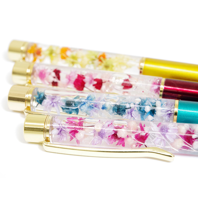 名入れ】【替え芯付き】【色を選べる】ハーバリウムボールペン 本体