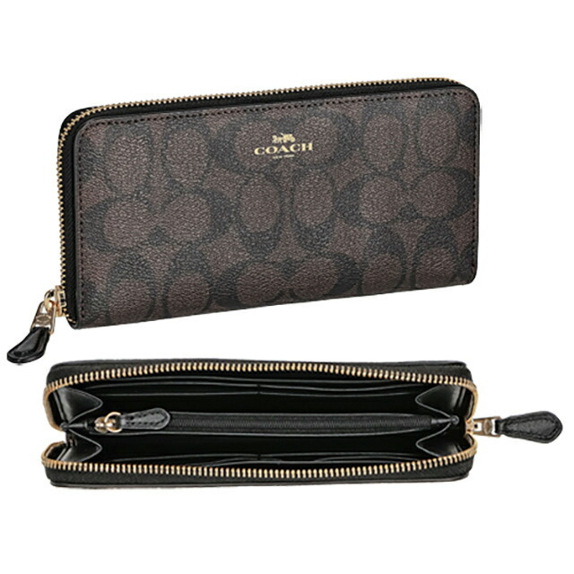 コーチ 長財布 レディース ブランド COACH 59267 ダークブラウン