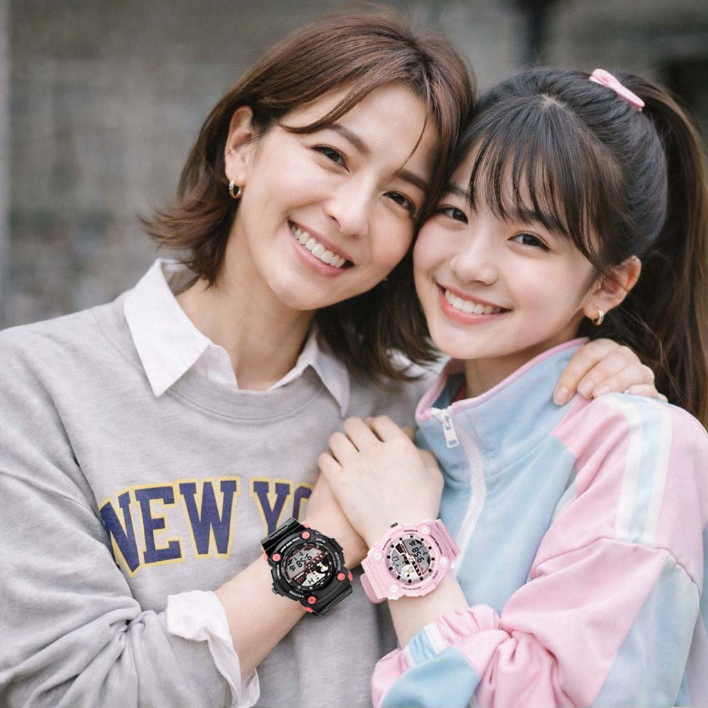 スヌーピー腕時計 デジタル 50M防水 キッズ レディース メンズ ユニ