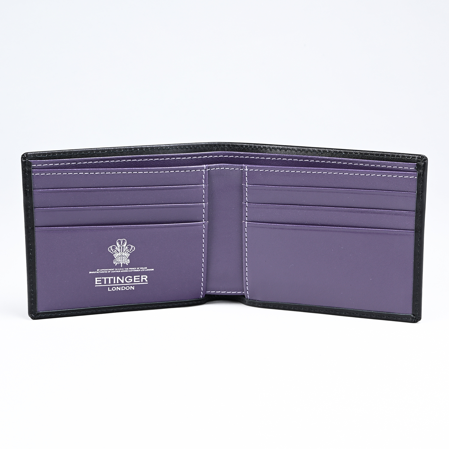 エッティンガー ETTINGER 二つ折り財布 小銭入れなし メンズ ロイヤル