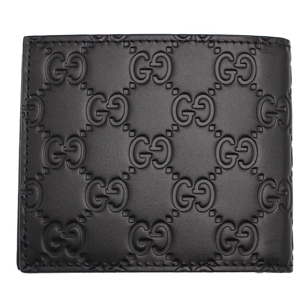 グッチ GUCCI 779836 CWC1N 1000 二つ折り財布 ブラック スリム 黒