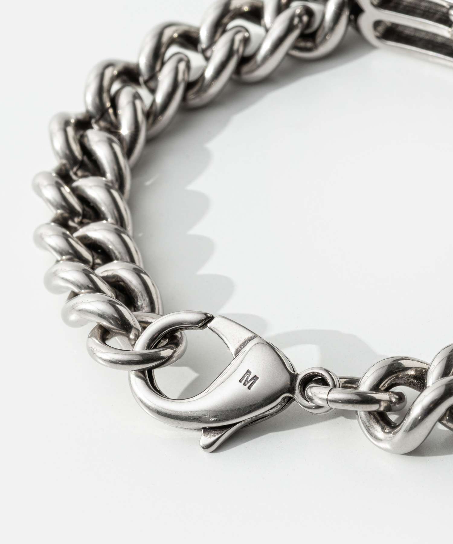 バレンシアガ BALENCIAGA BB Icon Gourmette ブレスレット 718493