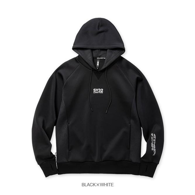NEW】パーカー SY32 by sweet years 13071 DOUBLE KNIT EMBOSS LOGO P