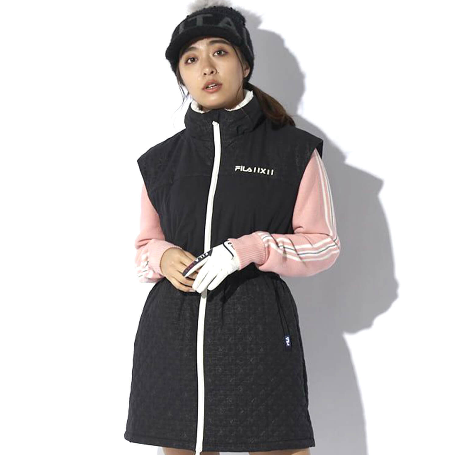 FILA GOLF フィラゴルフ ゴルフウェア ワンピース レディース 中綿