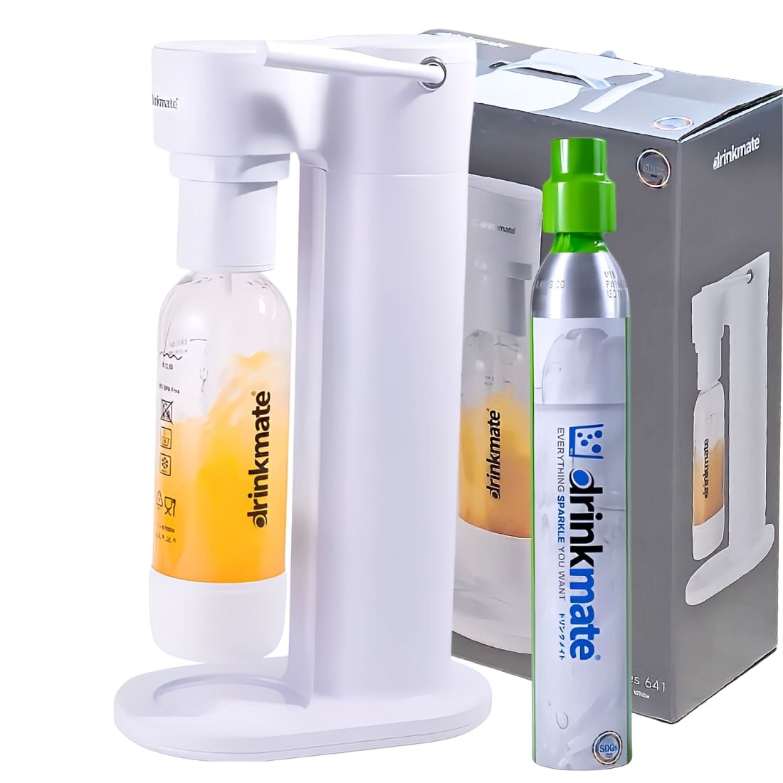 Drinkmate 炭酸メーカー ガスシリンダー1本付き 選べる631/641 家庭用