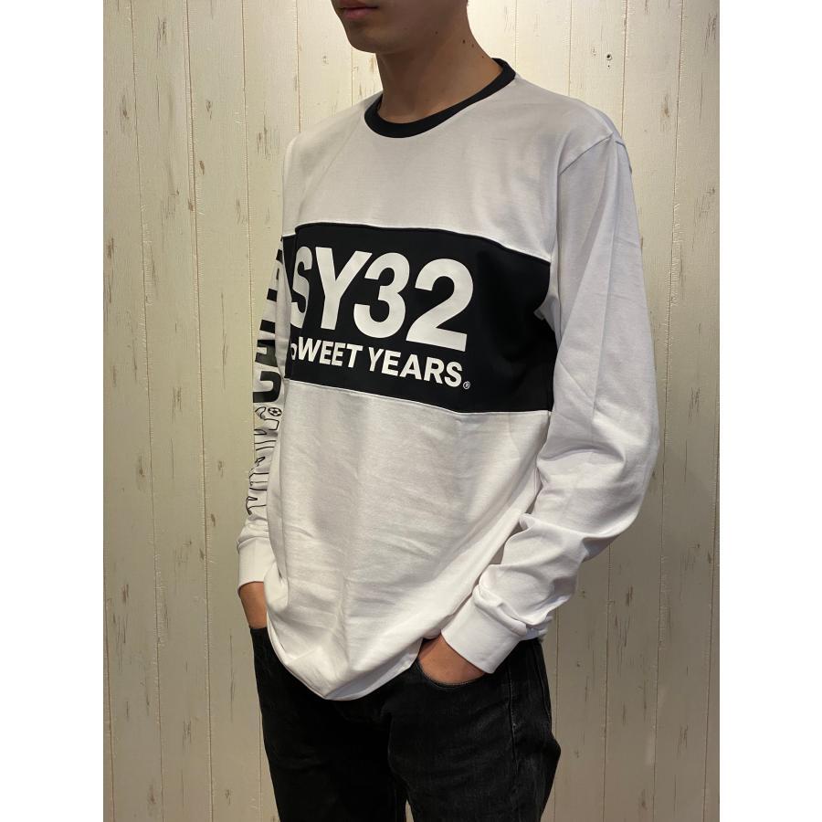 ロンT 長袖 Tシャツ SY32 by sweet years TNS1753 EXCHANGE CALCIO L/S