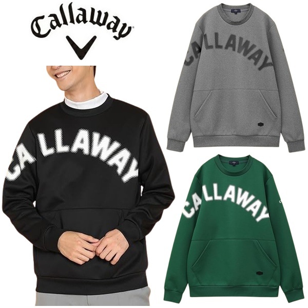 キャロウェイ ゴルフ メンズ スウェット ロゴプリントダンボール