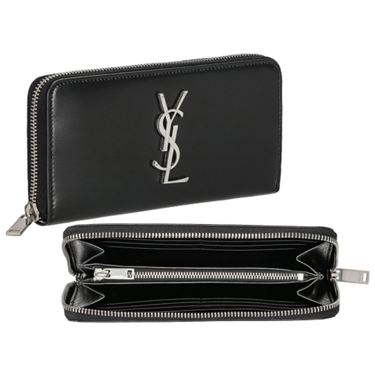 サンローラン SAINT LAURENT 財布 長財布 ラウンドファスナー長財布