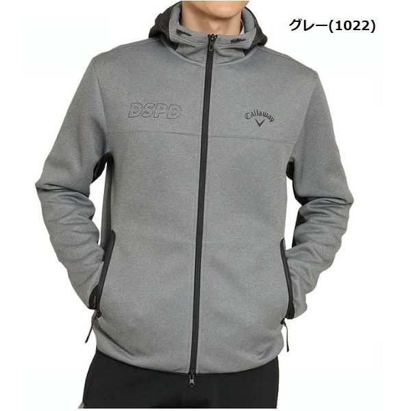 キャロウェイ メンズ ゴルフウェア ダンボール フルジップ スウェット