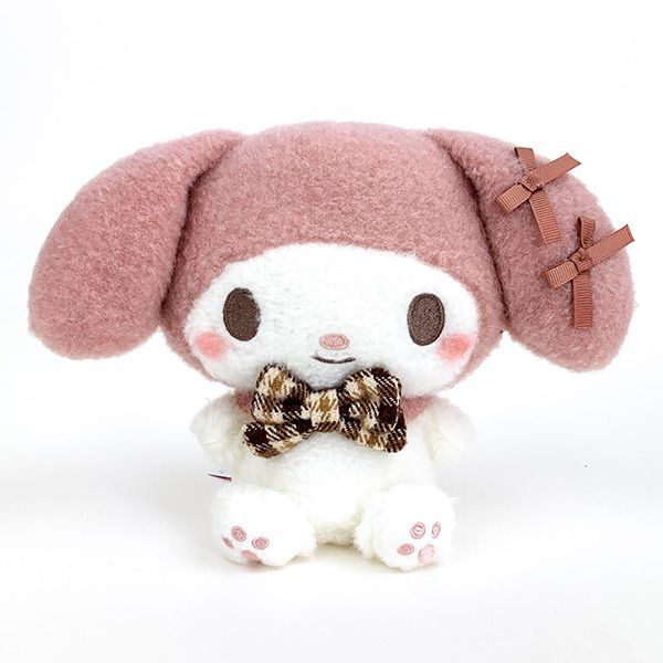 サンリオ マイメロディ ほわモカチェック S ぬいぐるみ インテリア