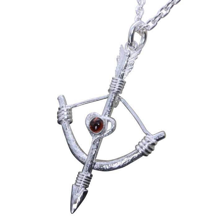 ネックレス ペンダント レディース 生 弓矢 ハート ペンダントトップ