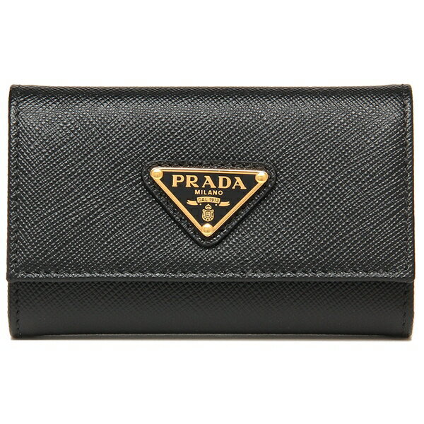 プラダ キーケース サフィアーノ トライアングルロゴ レディース PRADA