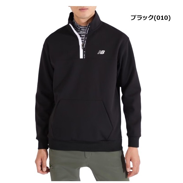 ニューバランス ゴルフ メンズ ストレッチ スウェット ハーフジップ
