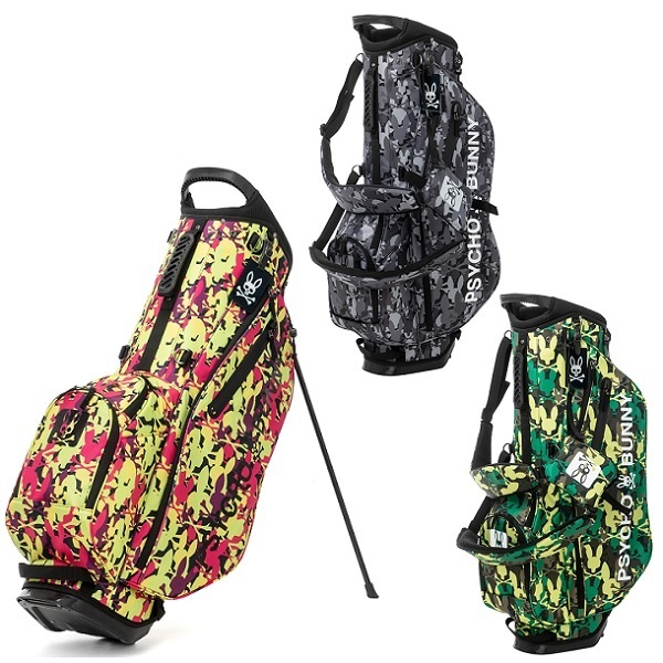 サイコバニー ゴルフ スタンドキャディバッグ LWG CAMO Psycho Bunny