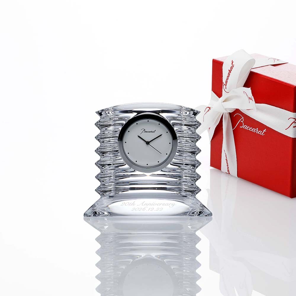 Baccarat バカラ ラランド クロック 名入れ彫刻代込み 時計 置時計