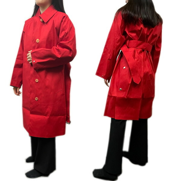 MACKINTOSH マッキントッシュ ゴム引き ステンカラーコート レディース