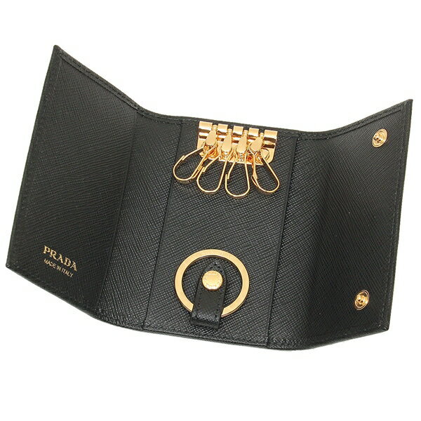 プラダ キーケース サフィアーノ トライアングルロゴ レディース PRADA