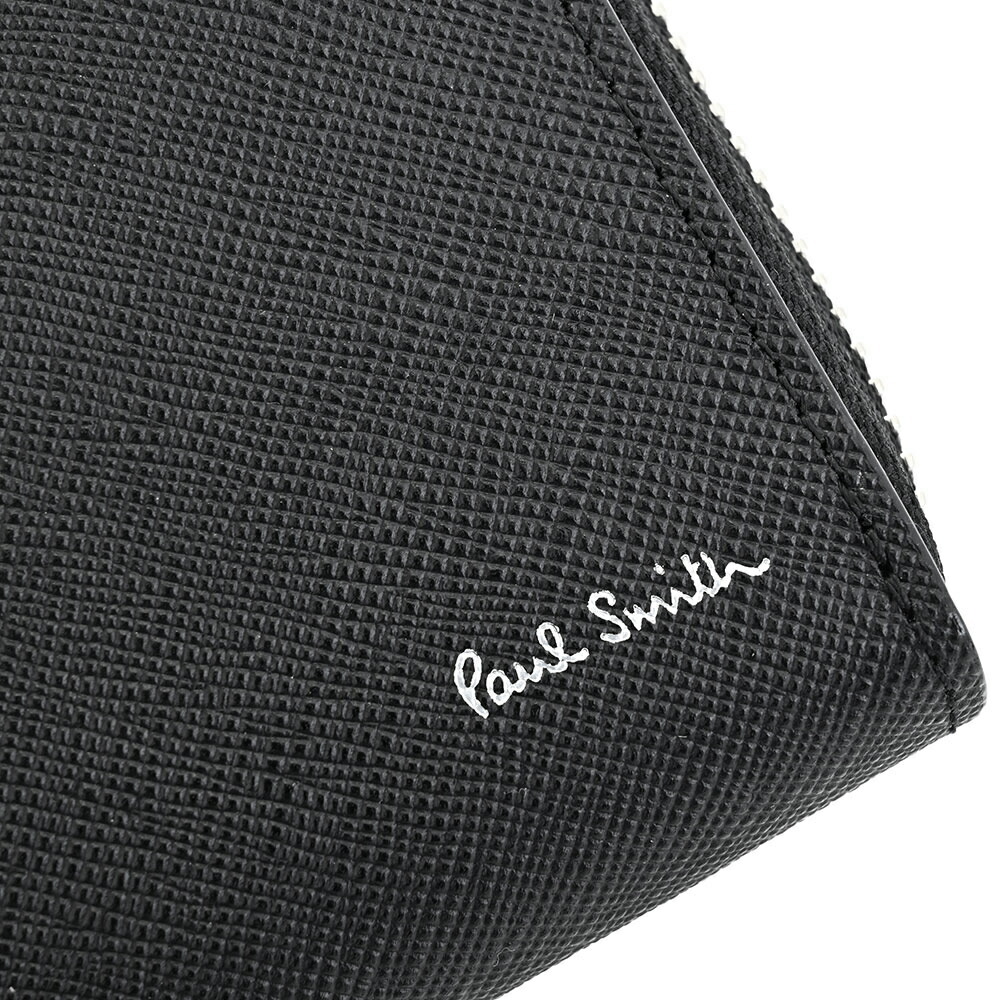 ポールスミス 財布 長財布 ラウンドファスナー 黒(ブラック) Paul