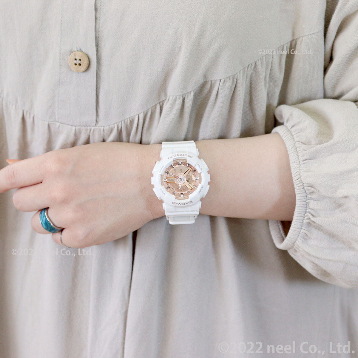 BABY-G カシオ ベビーG レディース 腕時計 ホワイト 白 ピンク