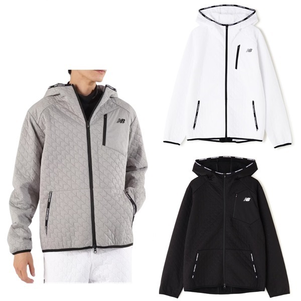 ニューバランス ゴルフ メンズ ブルゾン 防風 撥水 保温 キルト