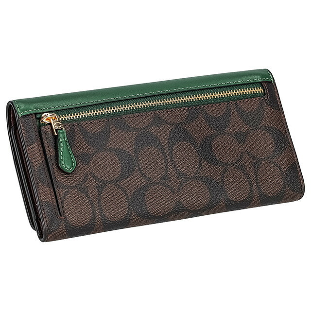 コーチ 長財布 レディース ブランド COACH C5966 IMW7C 1 グリーン
