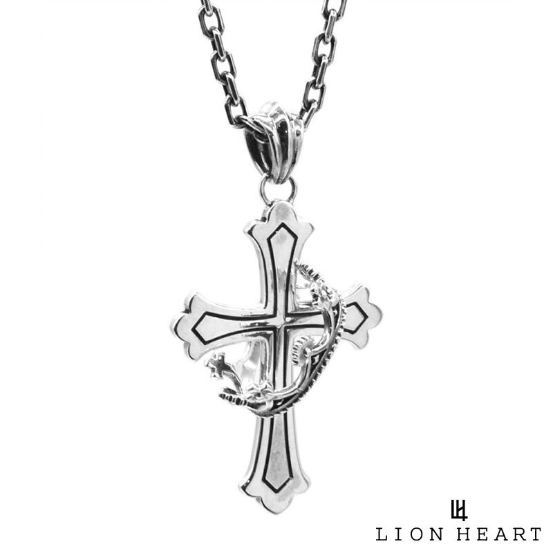 ライオンハート ハウリング クロス ネックレス S SIZE シルバー925