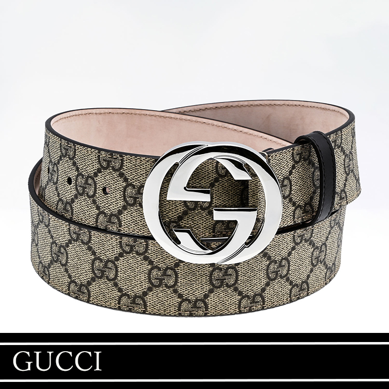 グッチ GUCCI ベルト メンズ GGスプリームキャンバス インター