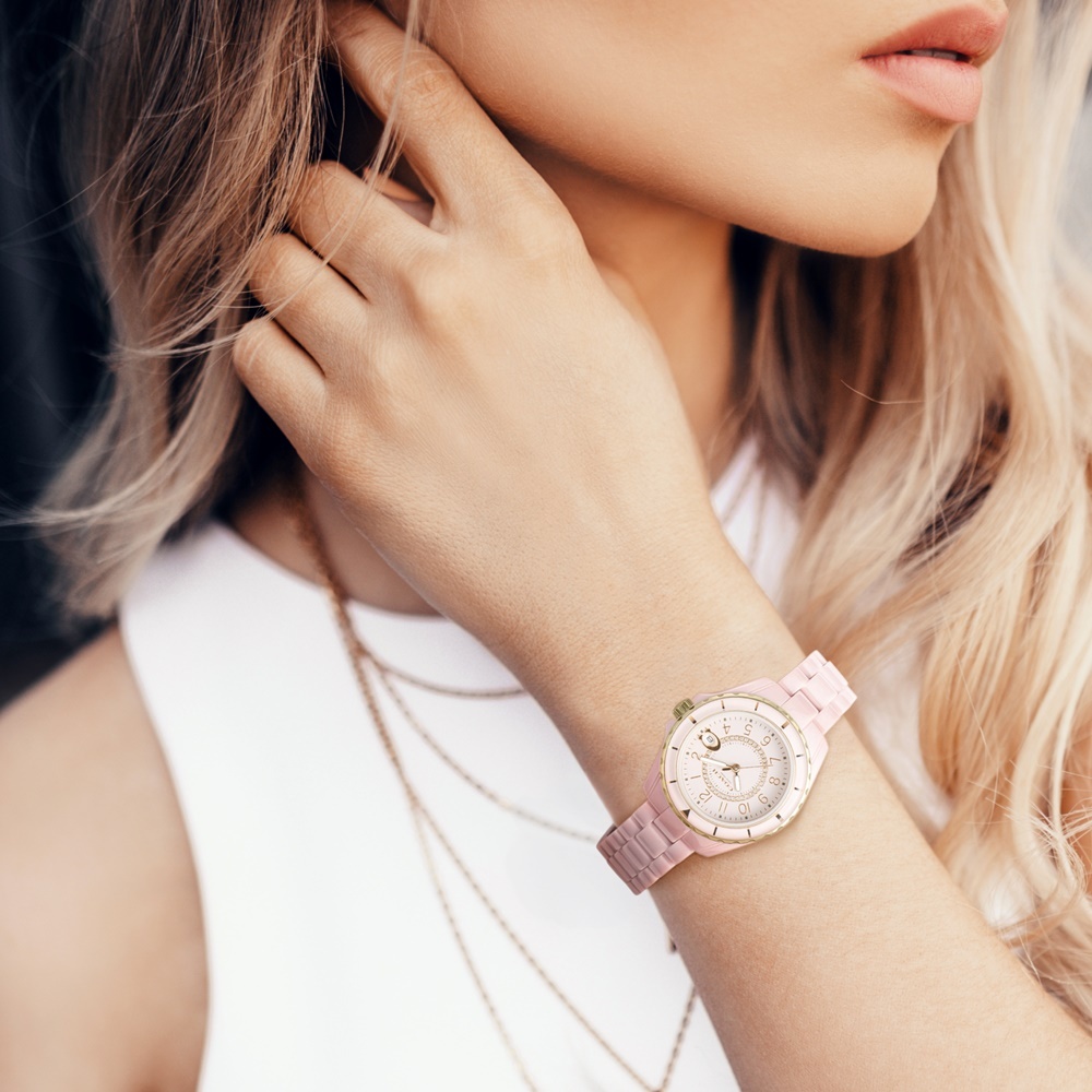 コーチ 腕時計 手表 レディース 母の日 プレストン ホワイト ブラック