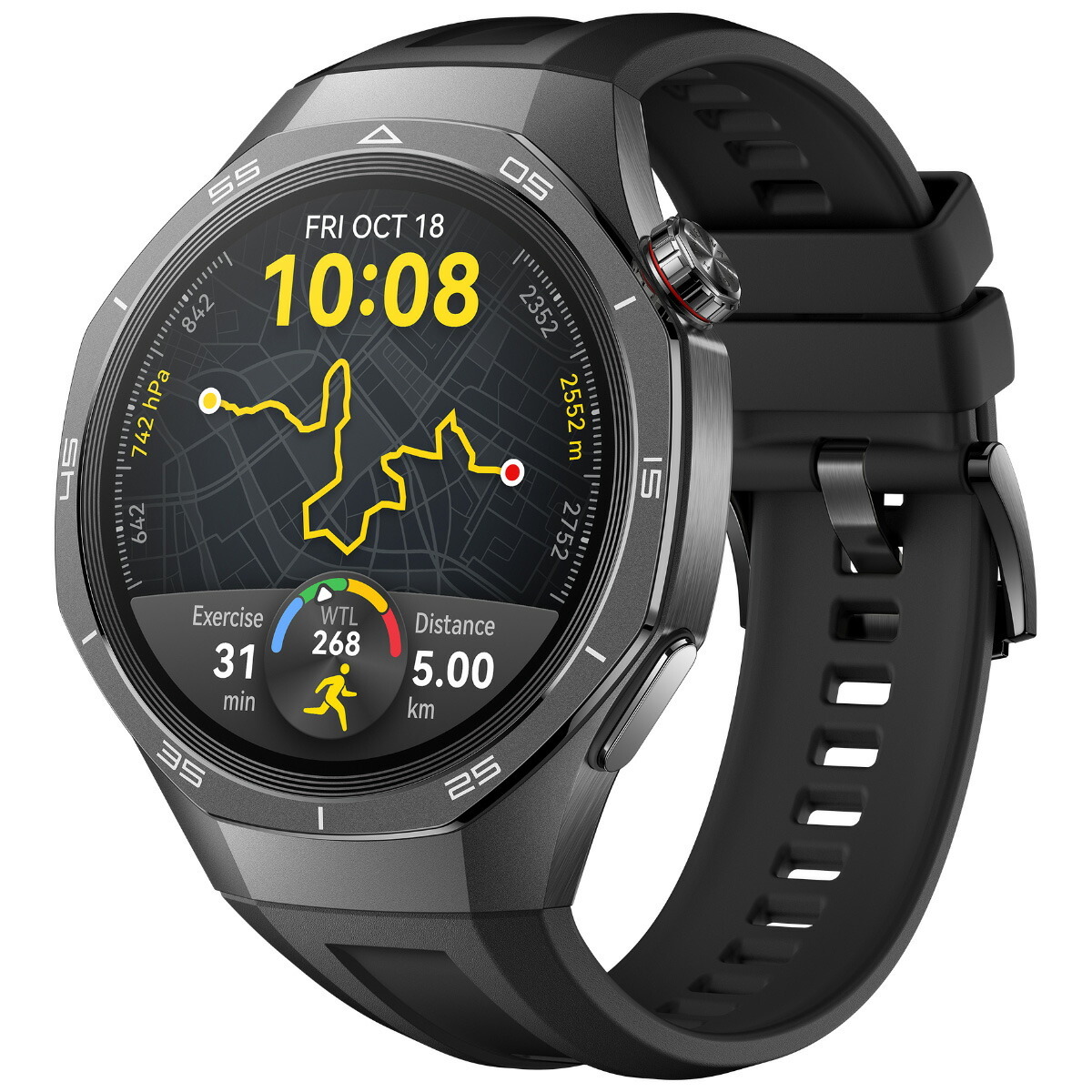 ファーウェイ HUAWEI スマートウォッチ WATCH GT5 PRO 46mm VLI-B29-BK