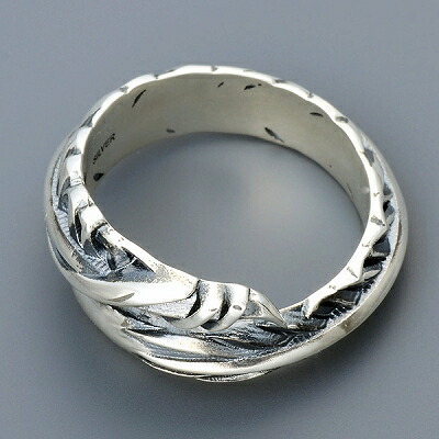 M's collection エムズコレクション シルバー リング 指輪 グレー 彼氏