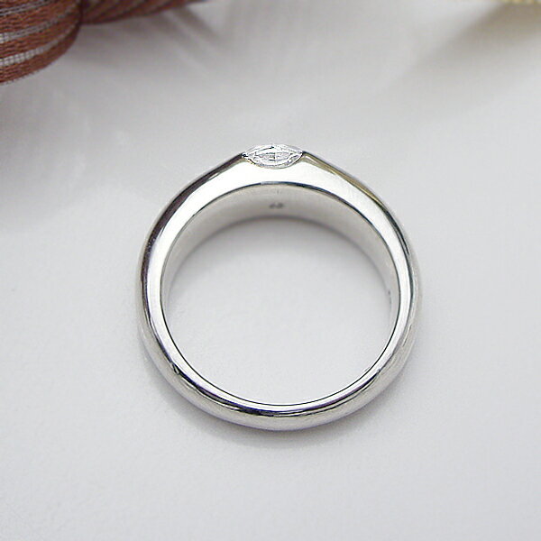 K18YG/PG/WG【1.0ct】一粒ダイヤモンドリング 指輪『伏せ込み』 [SI