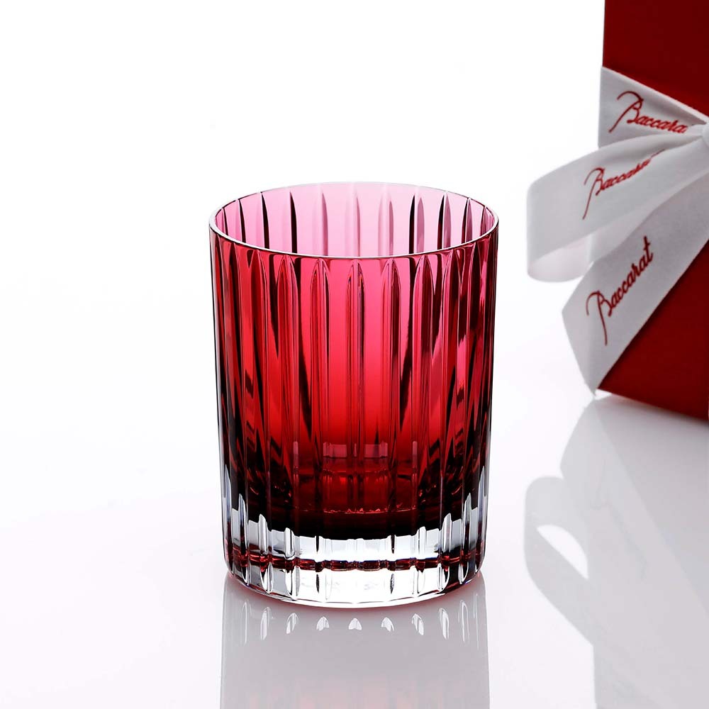 Baccarat バカラ ハーモニー カラータンブラー レッド 名入れ彫刻代