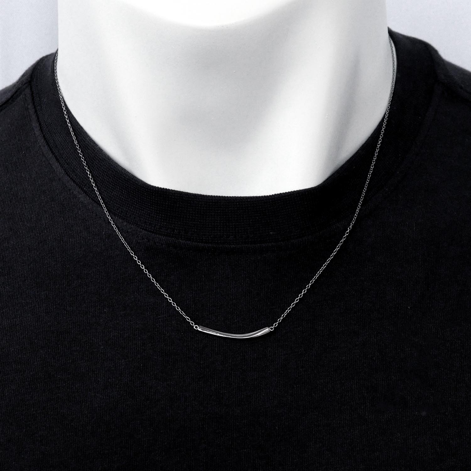 ネックレス メンズ ライン デザイン シルバー925 silver ララ