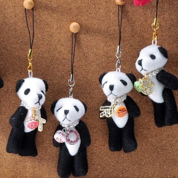 ホワイトデー お返し 退職 プレゼント 彫刻無し - パンダ ストラップ