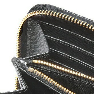 プラダ PRADA 長財布 ラウンドファスナー サフィアーノ 財布