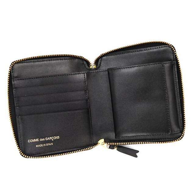 コムデギャルソン COMME des GARCONS 財布 二つ折り ブラック 黒