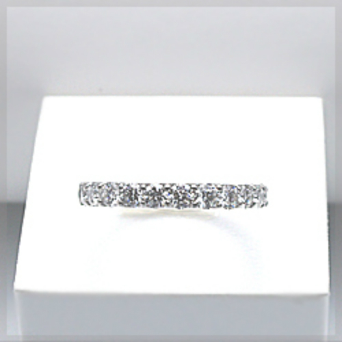 完全無色透明Fカラー・高級台座無垢使用】pt900 pt950【1.0ct