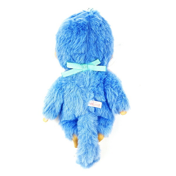 モンチッチ COLORS マスコット キーチェーン ブルー ぬいぐるみ 人形