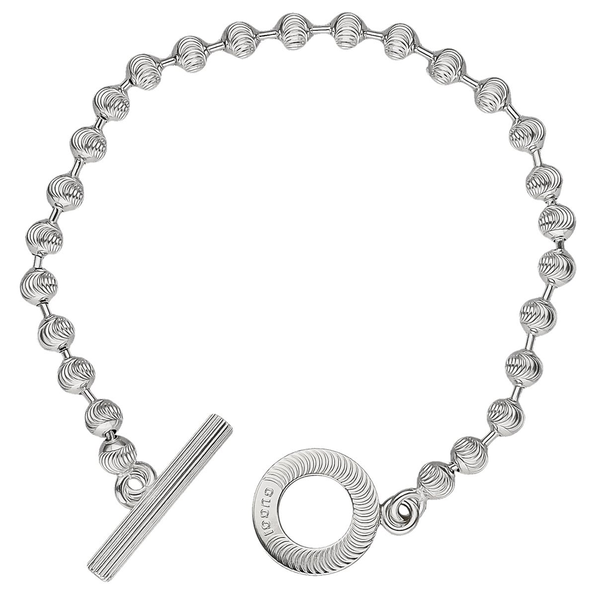 グッチ GUCCI シルバー ボール チェーン ブレスレット シルバー925