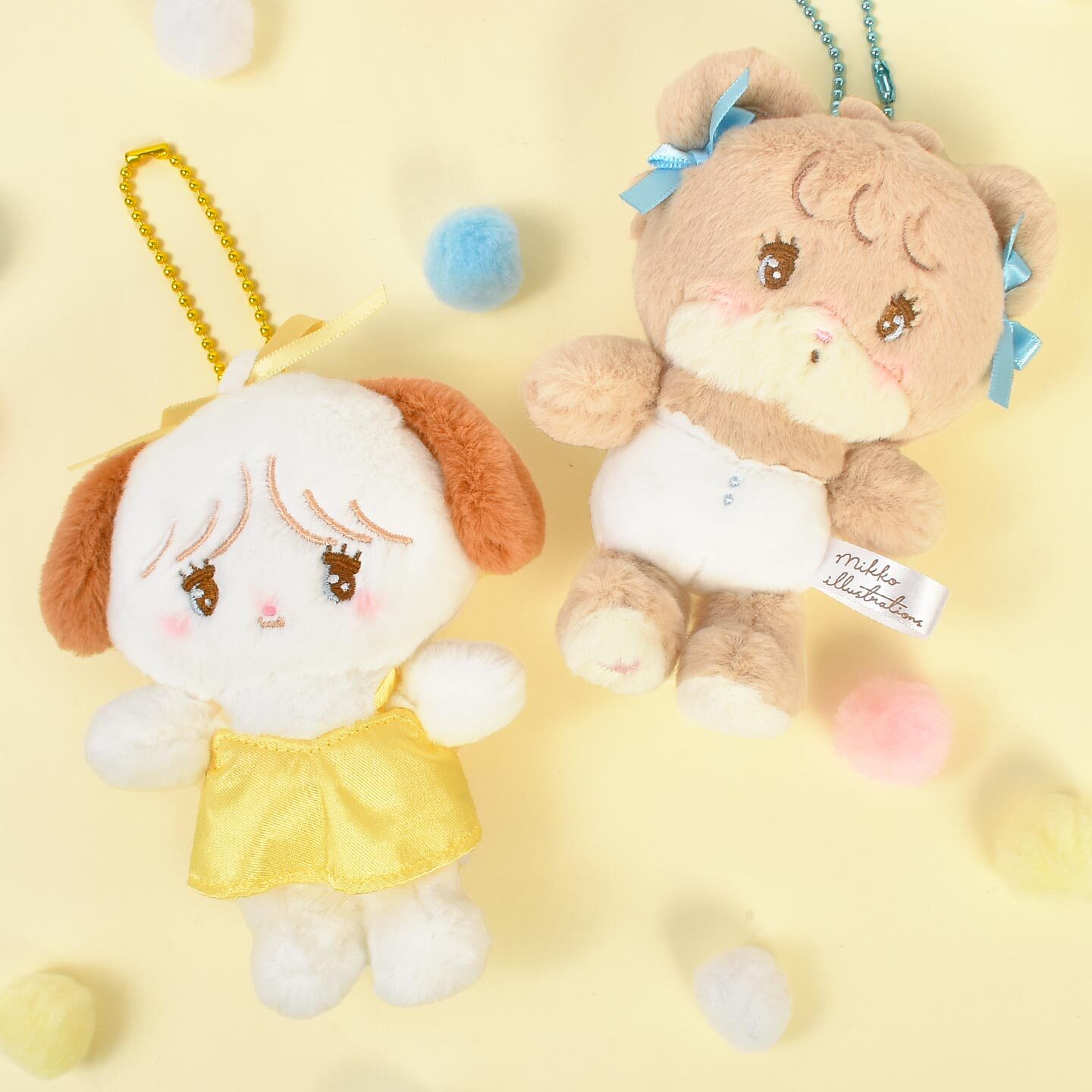 mikko illustrations ぬいぐるみ キーホルダー マスコット ミッコ