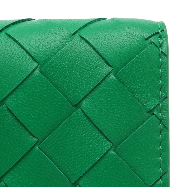 ボッテガヴェネタ 三つ折り財布 イントレチャート パラキート ミニ財布