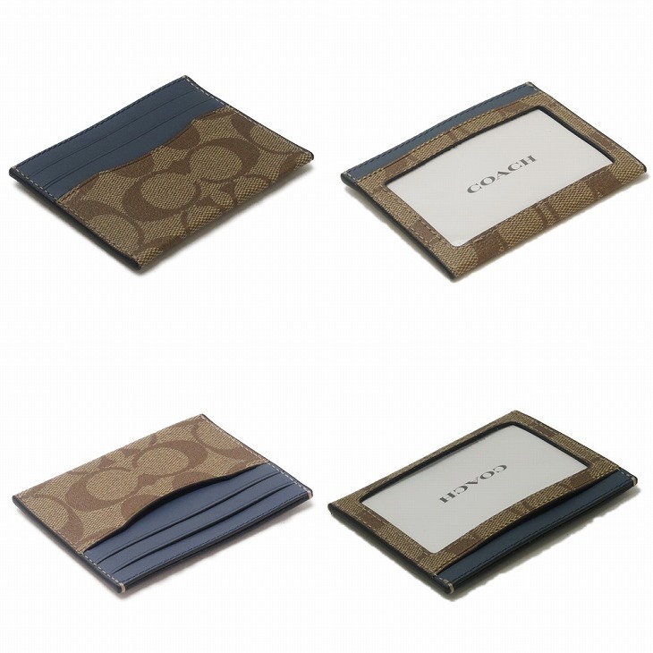 コーチ COACH ベルト メンズ リバーシブル カードケース 2点セット 箱