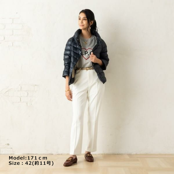 ヘルノ ダウンジャケット コート ケープ ネイビー レディース HERNO