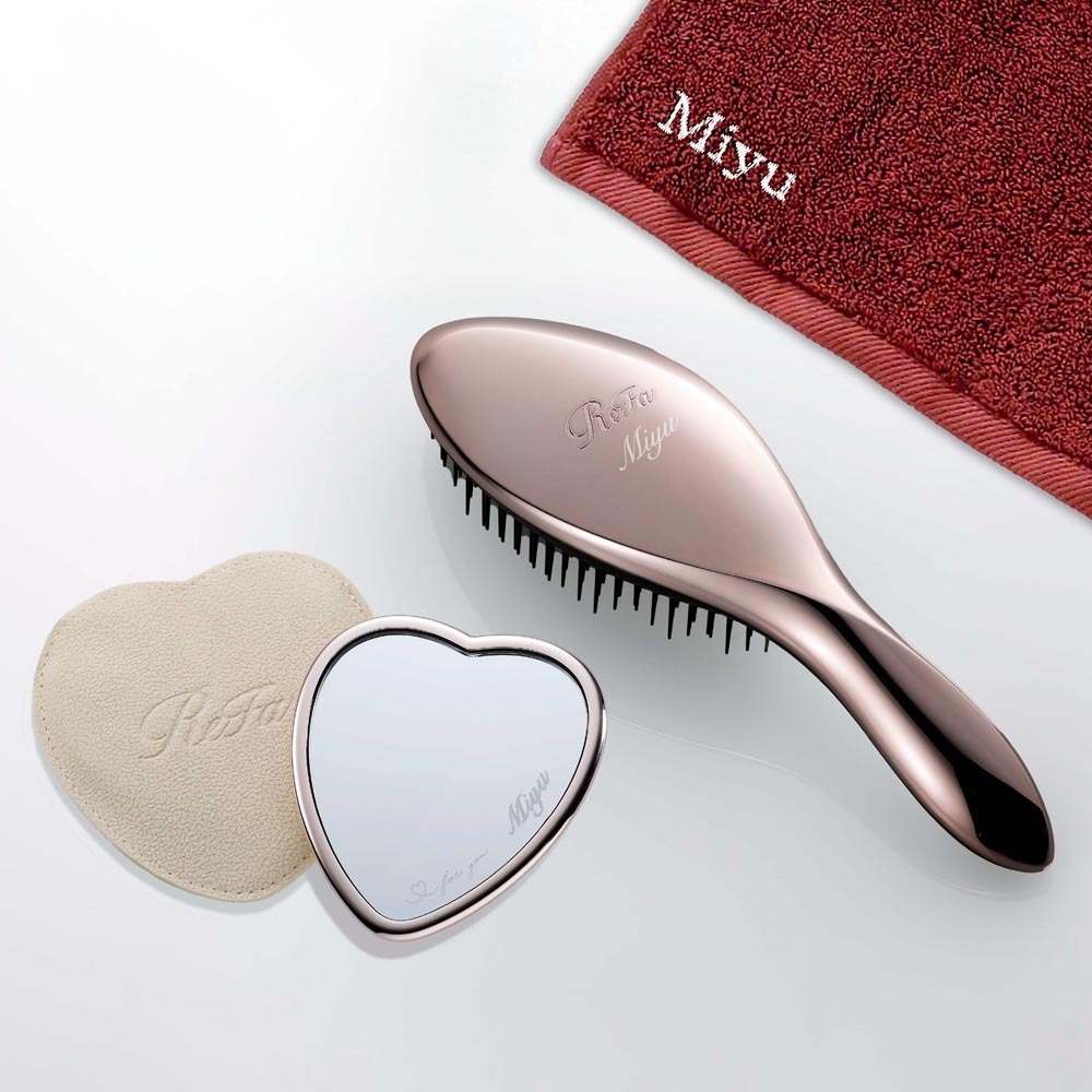 ReFa リファ ローズゴールド ハートミラー&エールブラシ&ヘアドライ