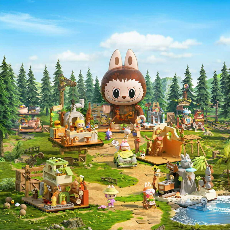 POPMART THE MONSTERS Forest Secret Base シリーズブロックフィギュア