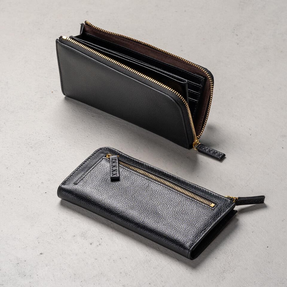 本革 レディース L字ファスナー 長財布 スリム おしゃれ ウォレット